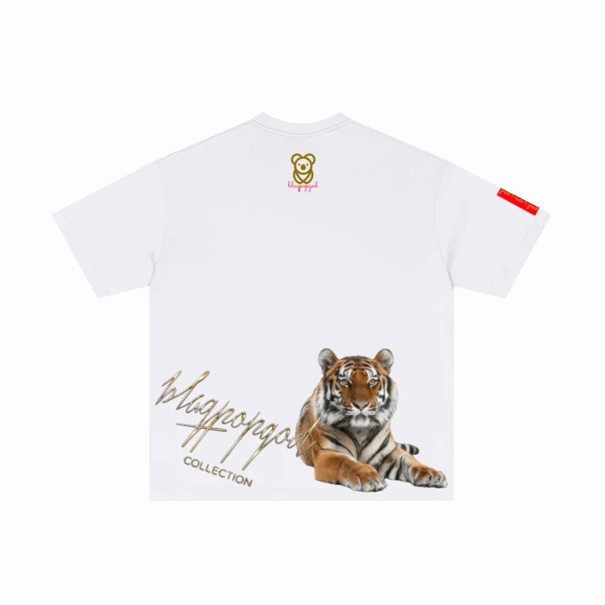 180GSM Men's Low-Shrink Lightweight Cotton T-Shirt  White