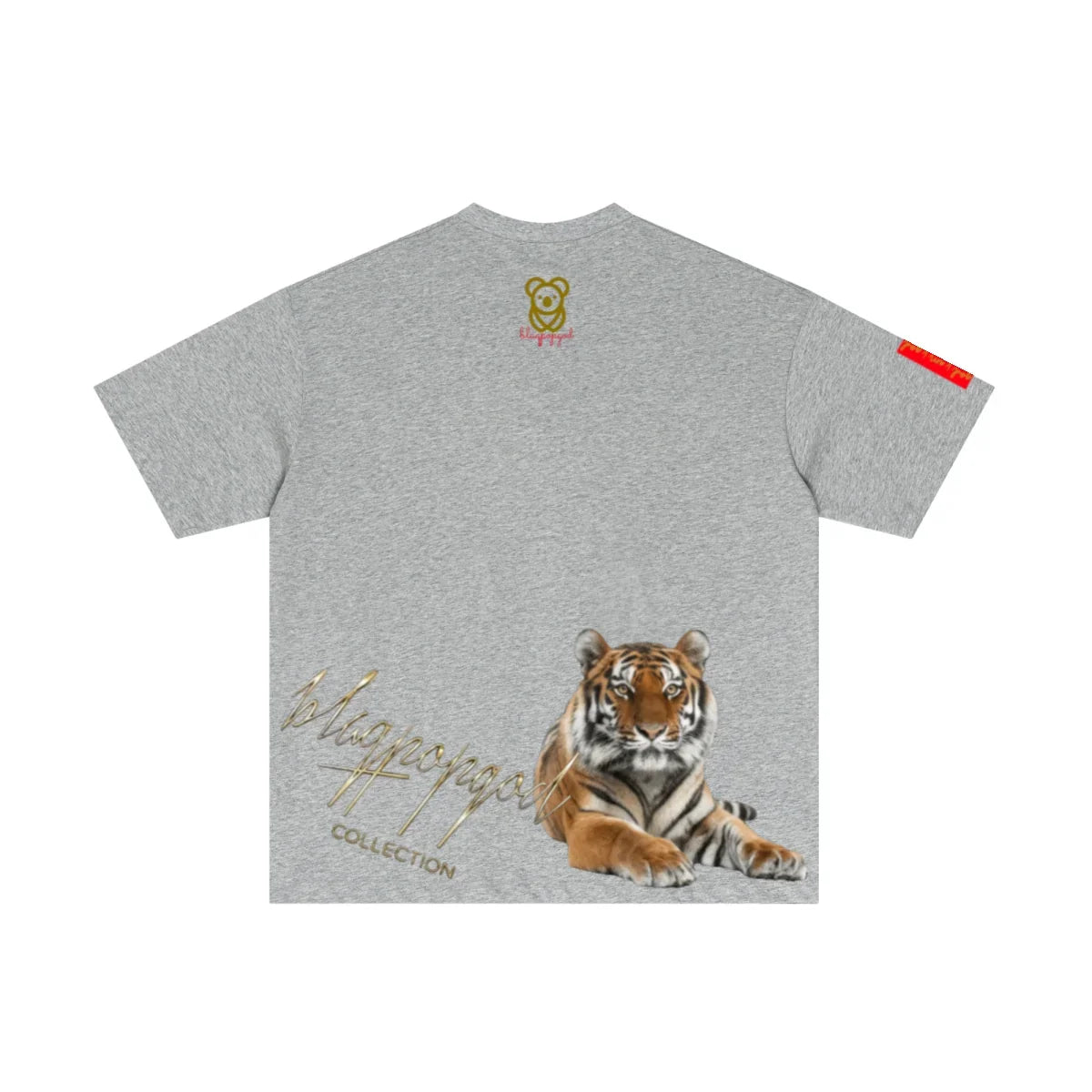 180GSM Men's Low-Shrink Lightweight Cotton T-Shirt LIght gray
