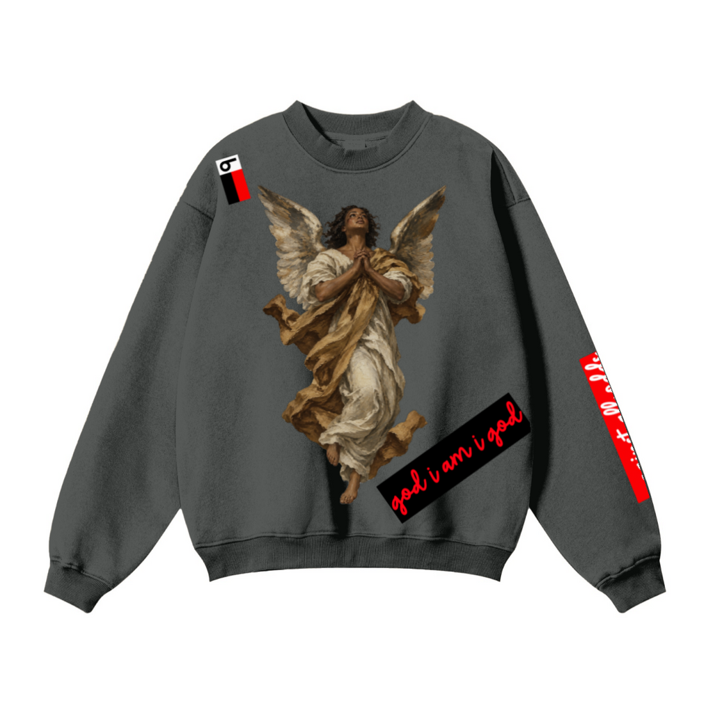 Have O-no Mercy men's Crewneck Sweatshirt — Gray
