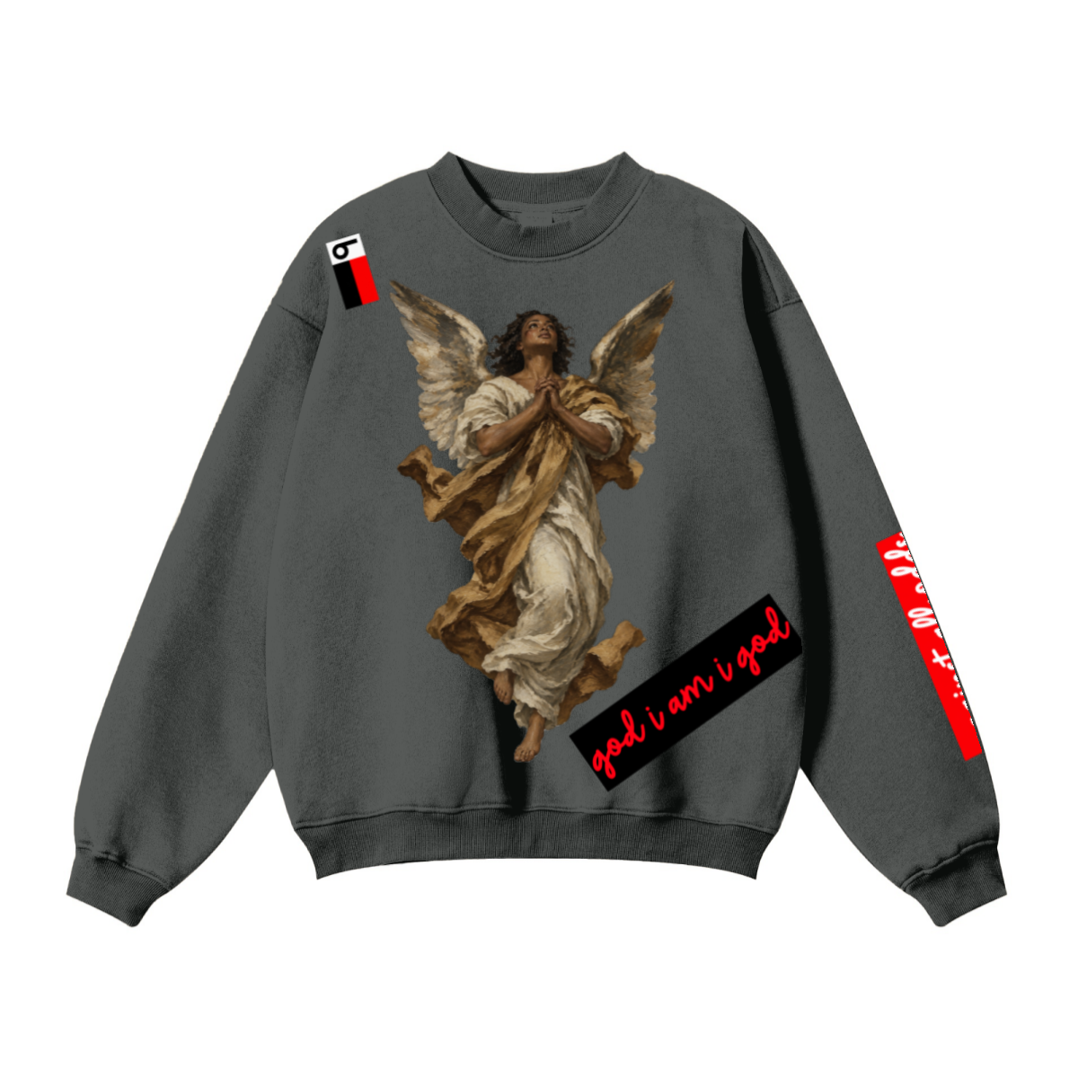 Have O-no Mercy men's Crewneck Sweatshirt — Gray