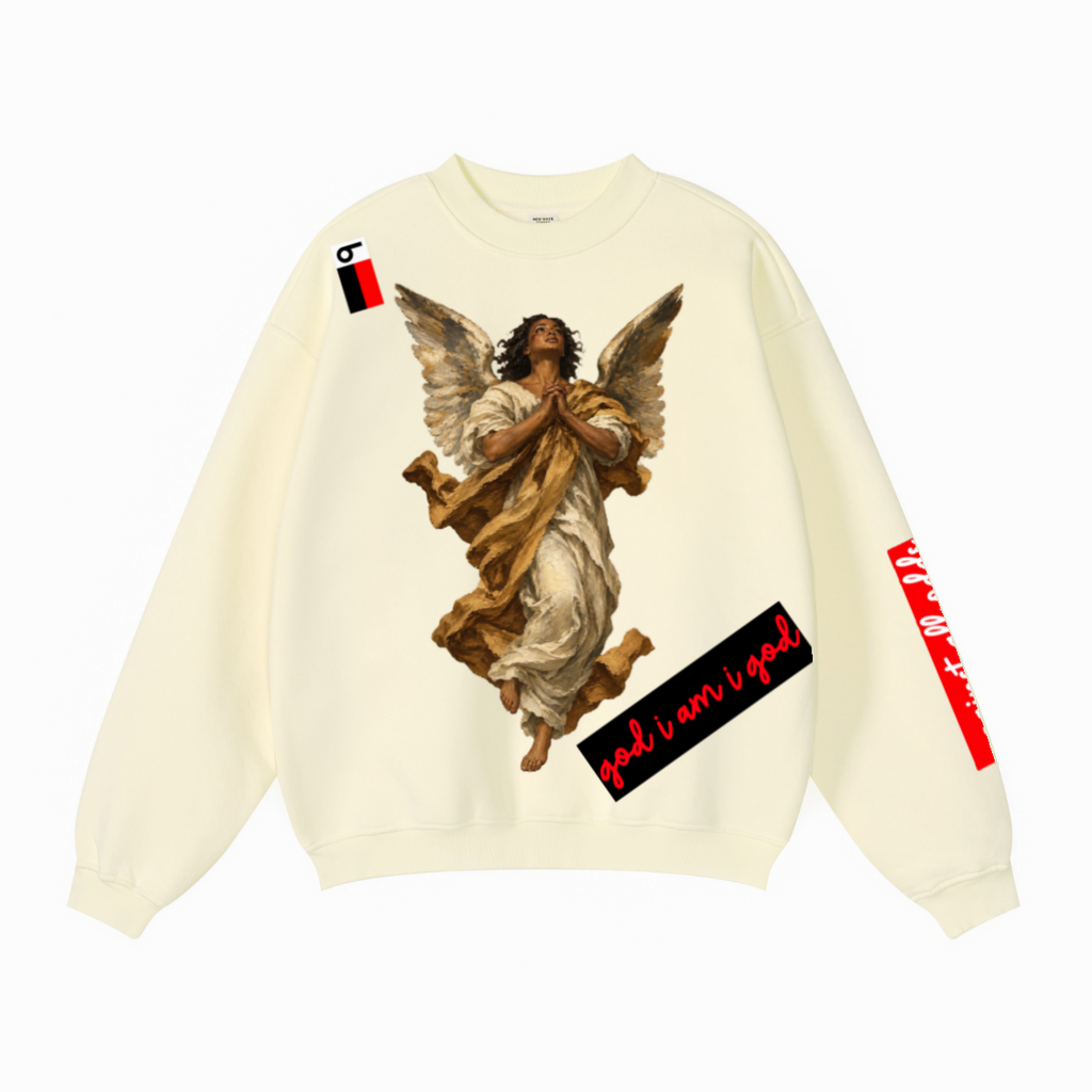 Have O-no Mercy men's Crewneck Sweatshirt — Cream