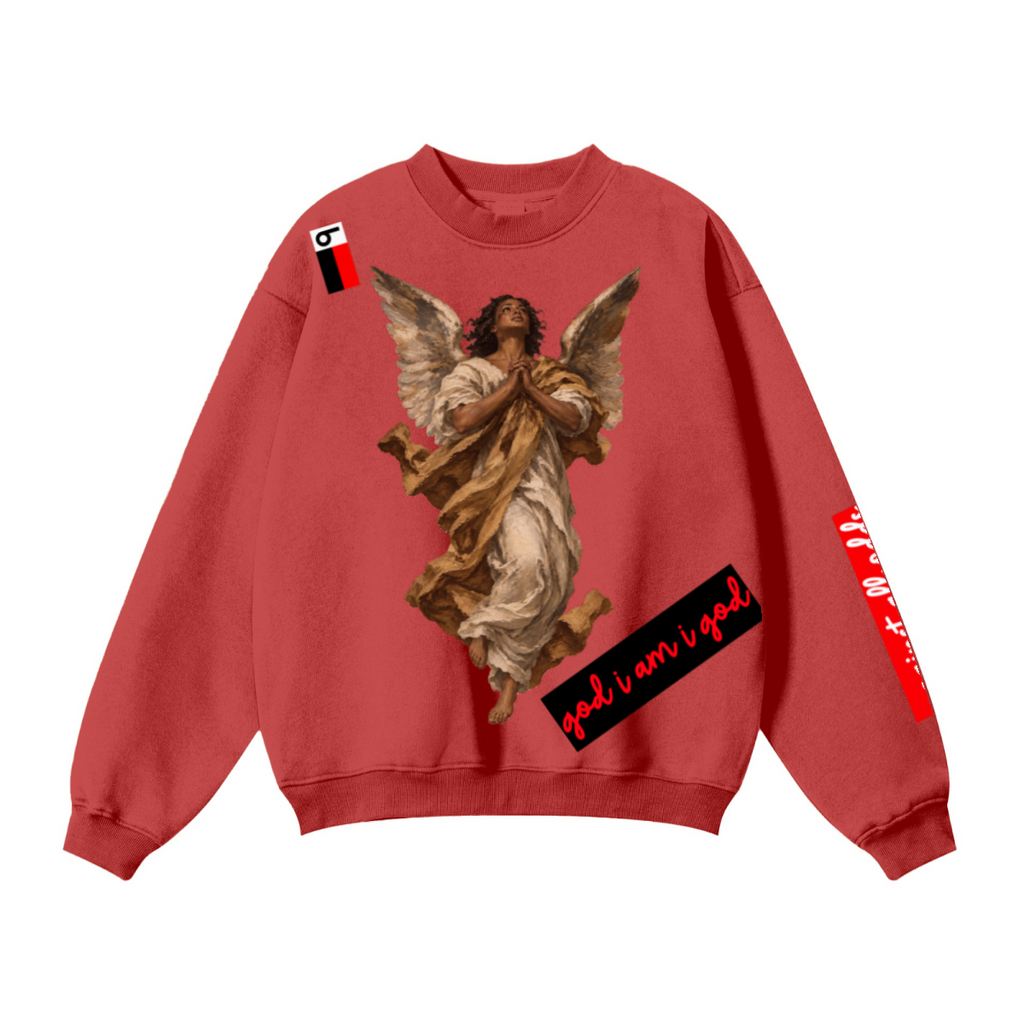 Have O-no Mercy men's Crewneck Sweatshirt — Red