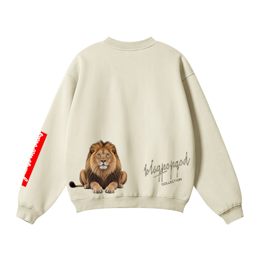 Have O-no Mercy men's Crewneck Sweatshirt — Gray — view 4