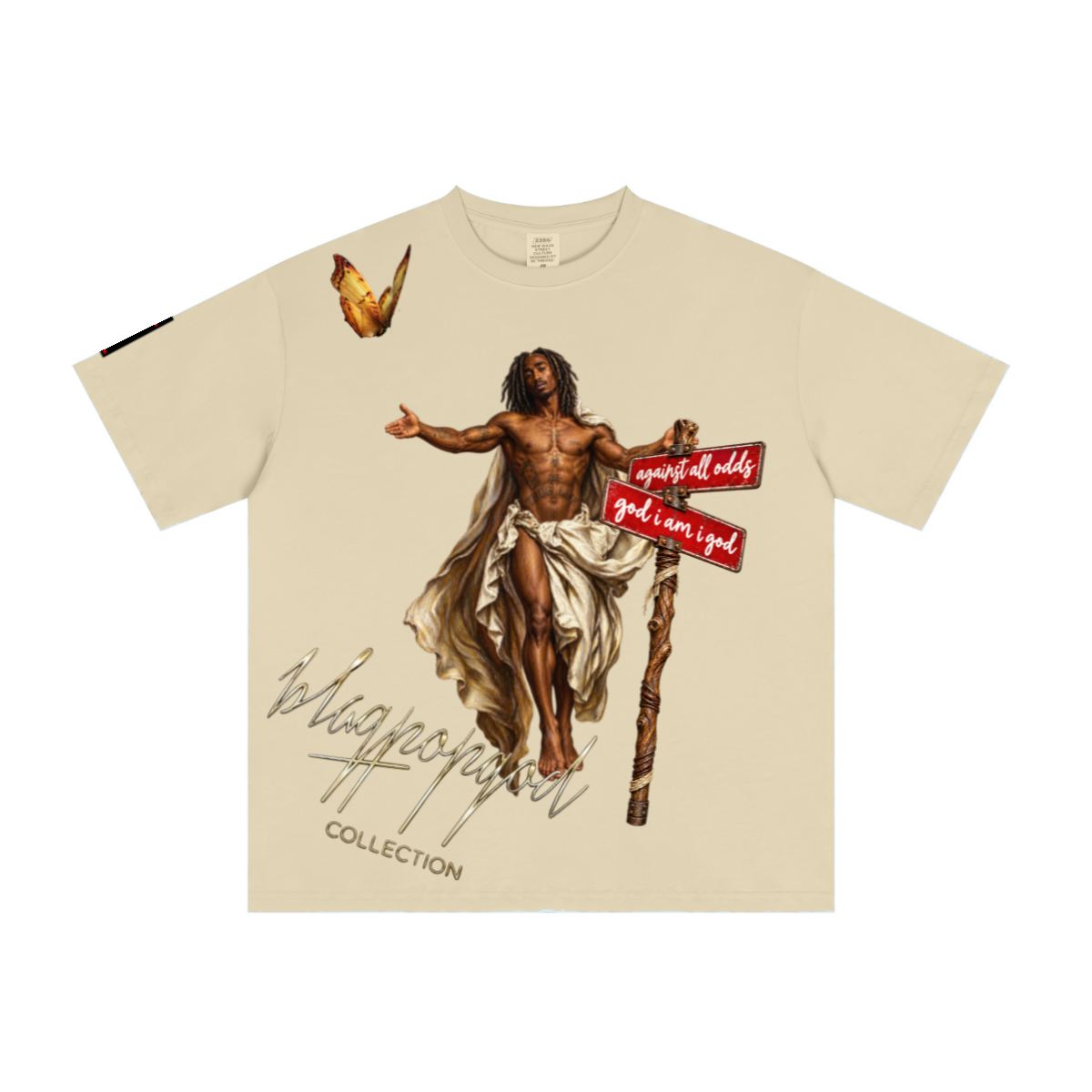 235GSM Men's Low-Shrink Cool-Touch Cotton T-Shirt Light yellow
