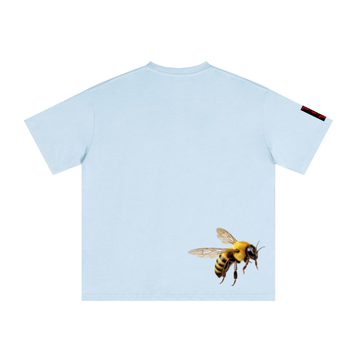 235GSM Men's Low-Shrink Cool-Touch Cotton T-Shirt Light blue