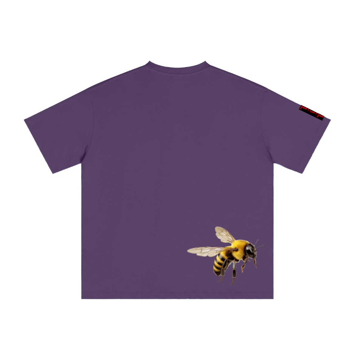 235GSM Men's Low-Shrink Cool-Touch Cotton T-Shirt Purple