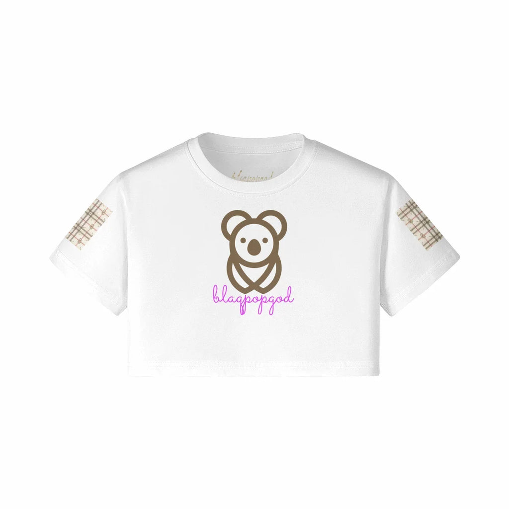 Esquire logo lady crop top