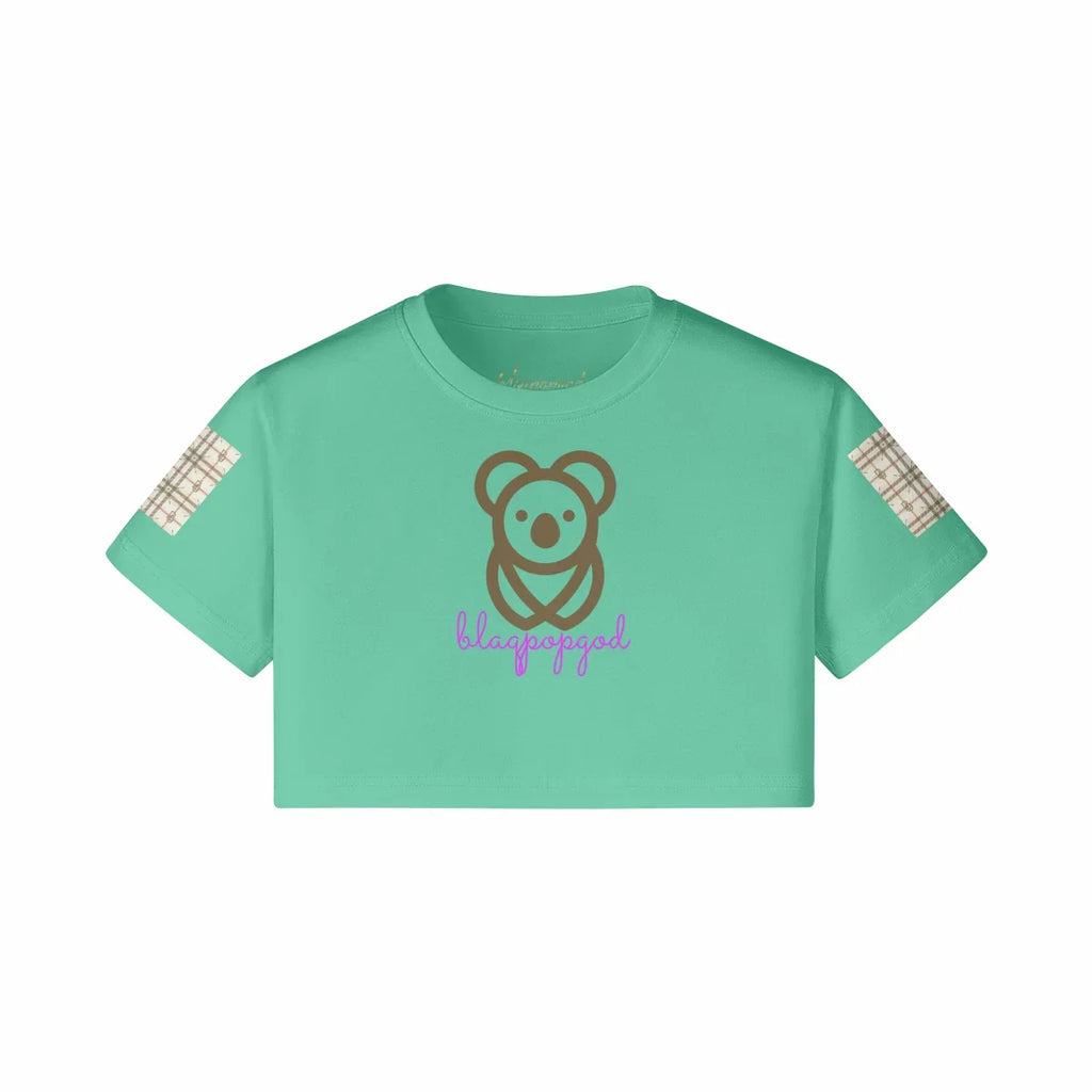 Esquire logo lady crop top