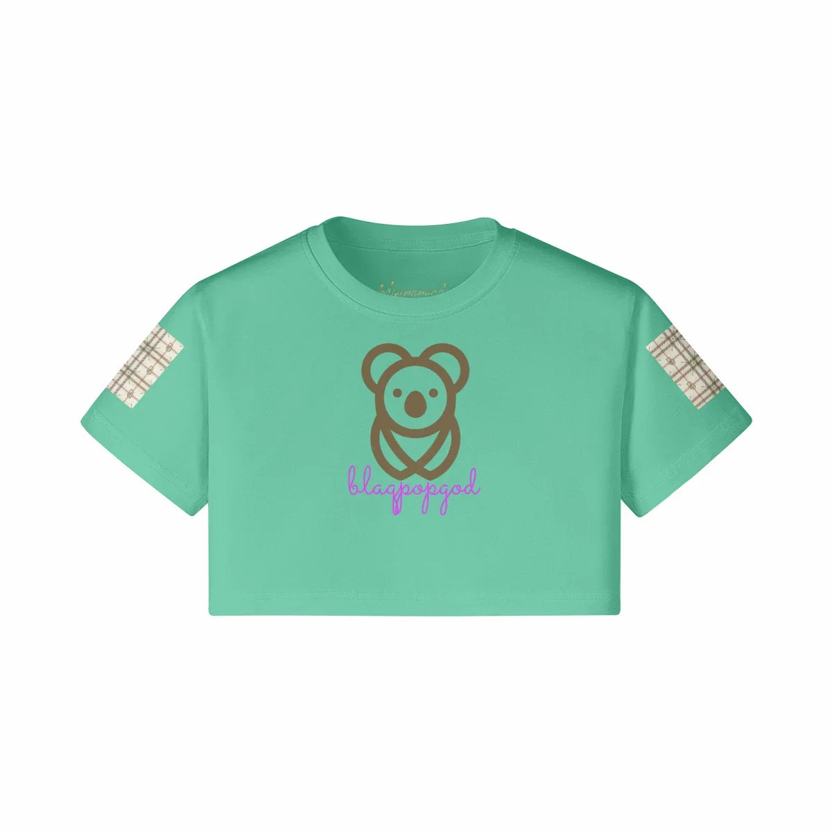 Esquire logo lady crop top