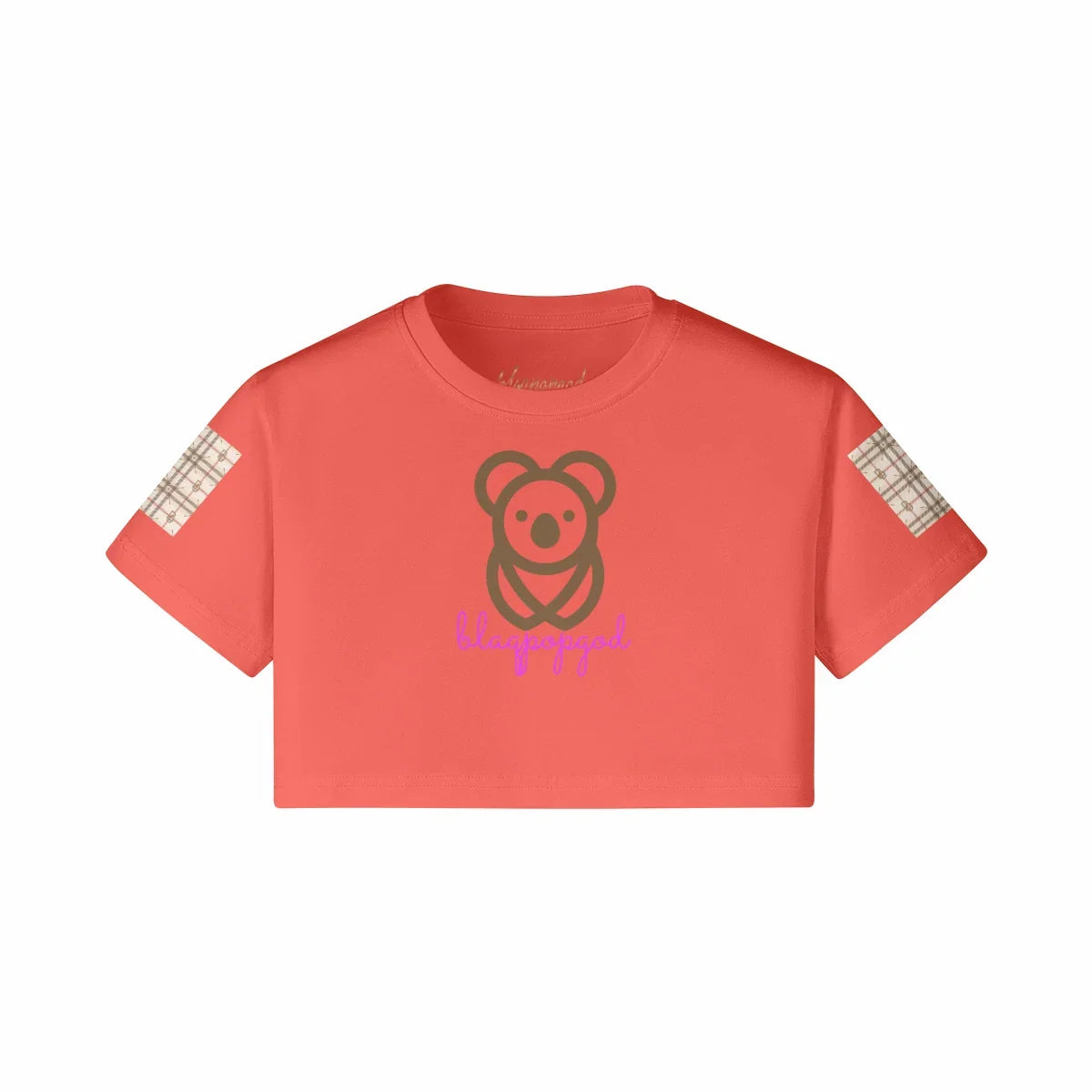 Esquire logo lady crop top