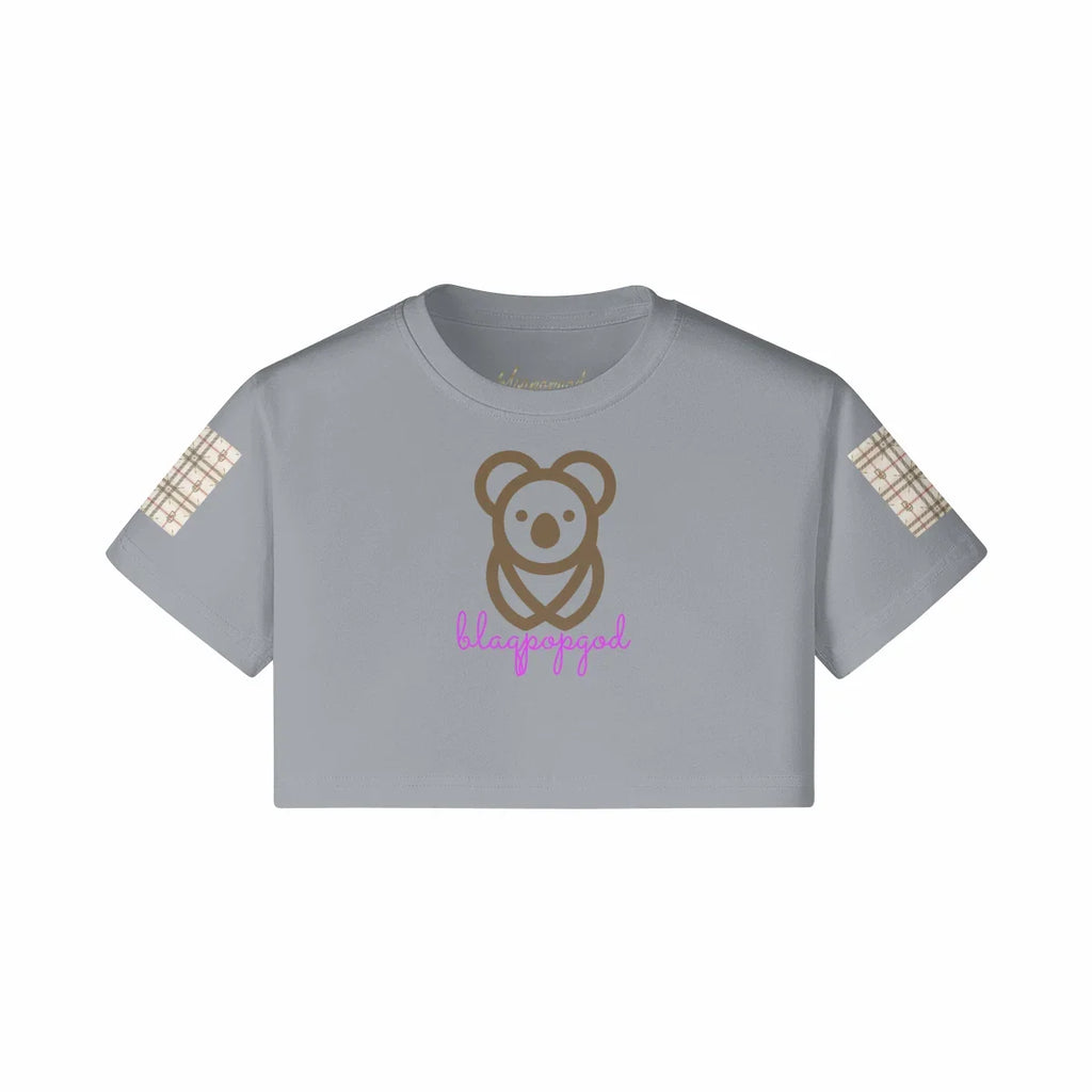 Esquire logo lady crop top
