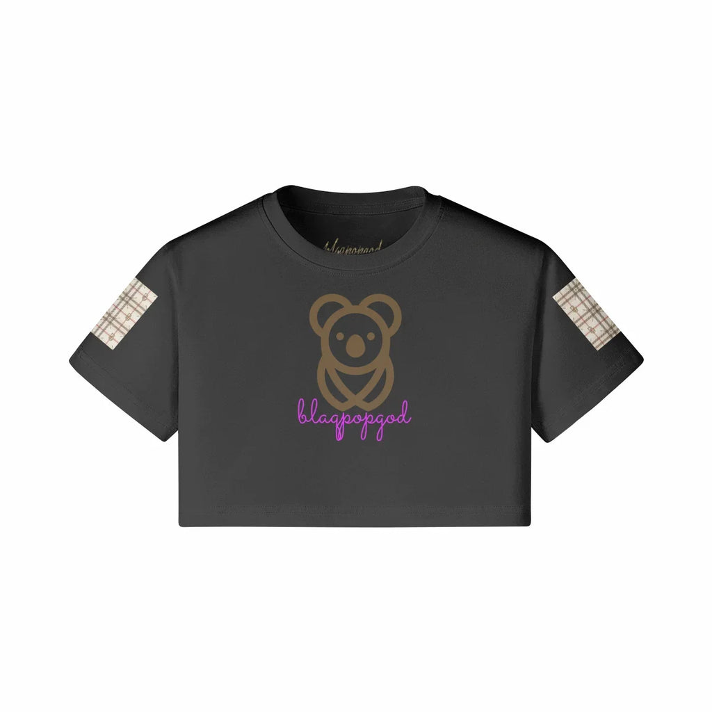 Esquire logo lady crop top
