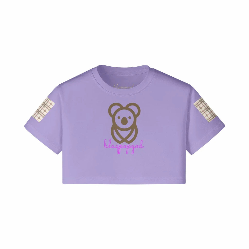 Esquire logo lady crop top