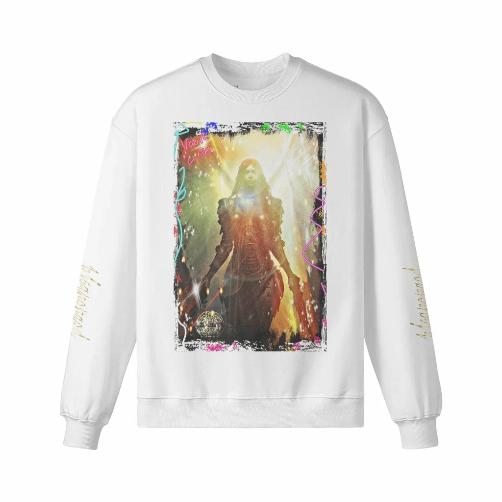 Art Designed Tribal Heavy Crewneck Sweatshirt Collection Stylish Streetwear 100% combed cotton