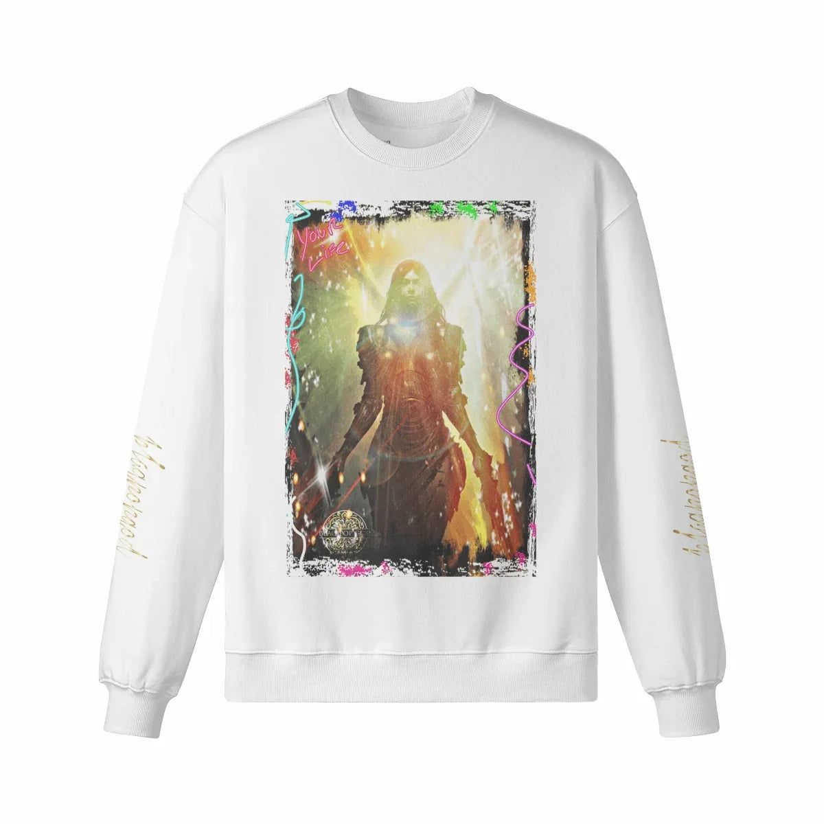 Art Designed Tribal Heavy Crewneck Sweatshirt Collection Stylish Streetwear 100% combed cotton