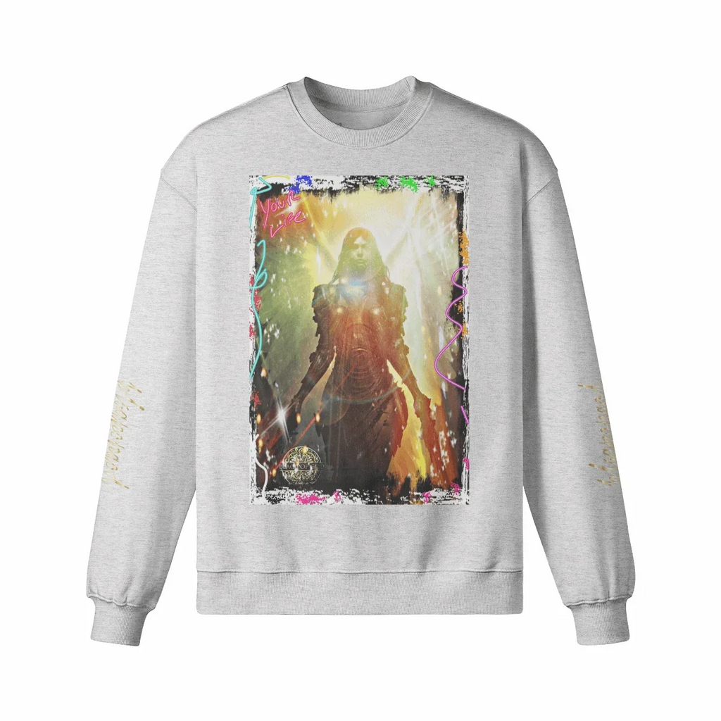 Art Designed Tribal Heavy Crewneck Sweatshirt Collection Stylish Streetwear 100% combed cotton