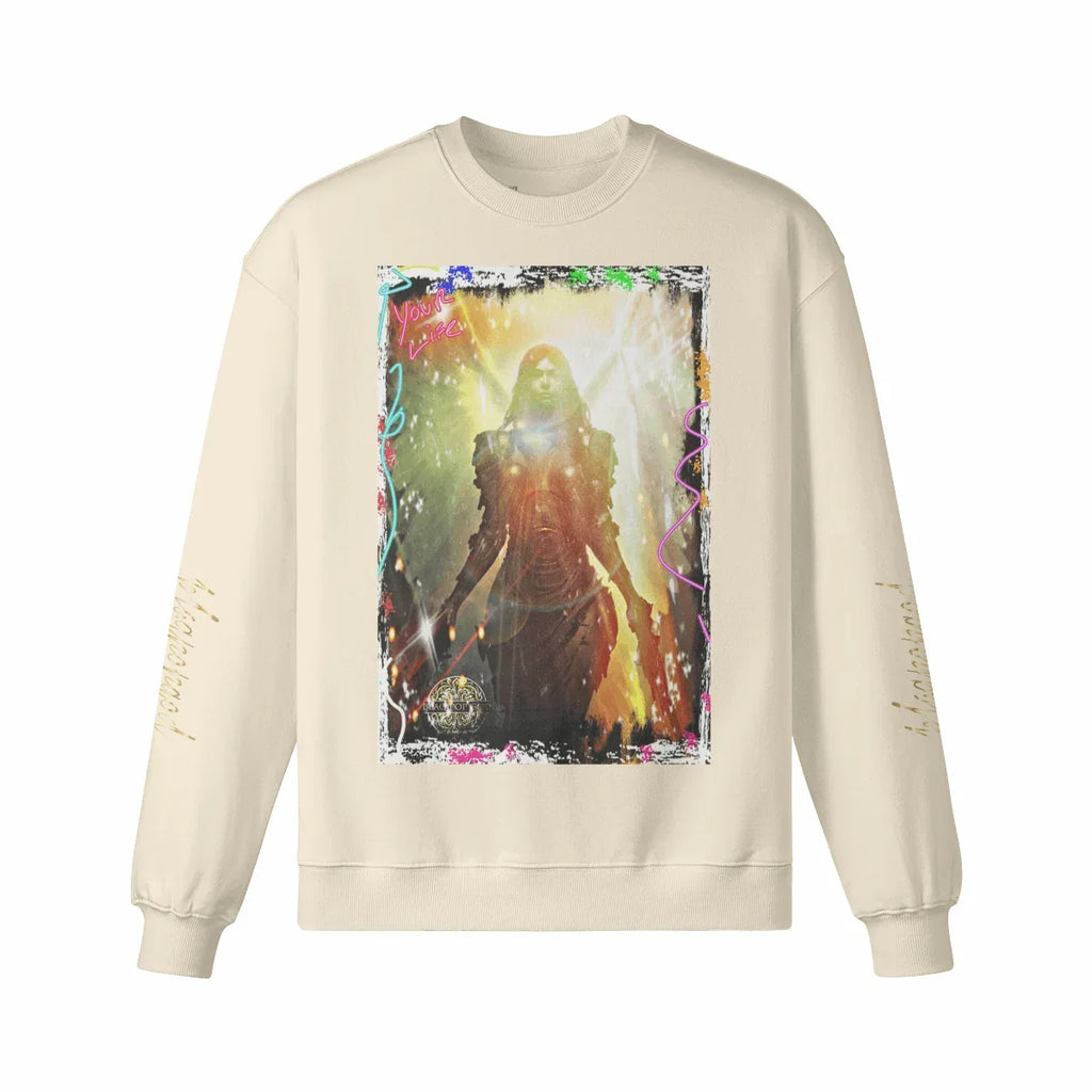 Art Designed Tribal Heavy Crewneck Sweatshirt Collection Stylish Streetwear 100% combed cotton