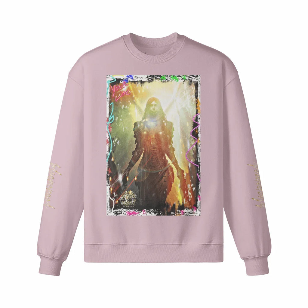 Art Designed Tribal Heavy Crewneck Sweatshirt Collection Stylish Streetwear 100% combed cotton