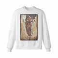 Art Designed Tribal Heavy Crewneck Sweatshirt  (Gray)